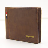 Men's Casual Short Wallet Small Clutch Male PU Leather Purse