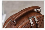 Chuwanglin Shoulder Bag PU Leather Handbag Lady Boston Hairball Messenger Bags