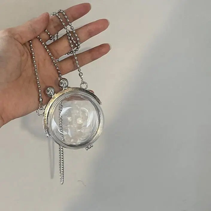 Crystal Ball Chain Women Ball Bag