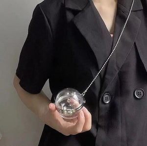 Crystal Ball Chain Women Ball Bag