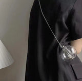 Crystal Ball Chain Women Ball Bag
