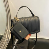 Embroidery Thread Shoulder Messenger Bag