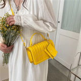 Embroidery Thread Shoulder Messenger Bag