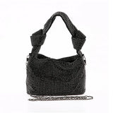 Stylish Rhinestone Knot Shoulder Bag for Party