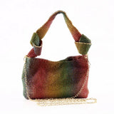 Stylish Rhinestone Knot Shoulder Bag for Party