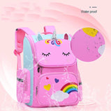 Girl Unicorn Schoolbags Lager Capacity Cartoon School Backpack