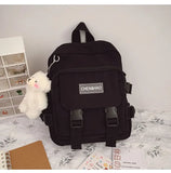 Mini Backpack for Women School Mochila Girl Ring Buckle Bear Women's Backpack