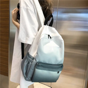 Women Backpack Gradient School Bag for Girls Teenagers Bookbag Casual Travel Bag