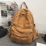 Vintage Casual Travel High Capacity Backpack for Women