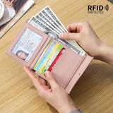 Lychee Pattern Wallet Women's RFID Coin P