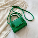 Lambskin One-Shoulder Messenger Bag Mobile Phone Bag Small Square Bag