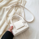 Lambskin One-Shoulder Messenger Bag Mobile Phone Bag Small Square Bag