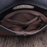 Vintage Leather Laptop Bag for Men 15-Inch Business Briefcase