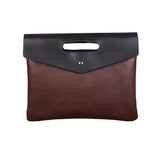 Vintage Leather Laptop Bag for Men 15-Inch Business Briefcase
