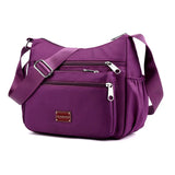 Large Capacity Women Message Bag Nylon Waterproof Crossbody Sling Bag
