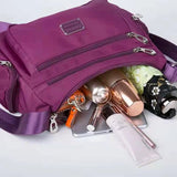 Large Capacity Women Message Bag Nylon Waterproof Crossbody Sling Bag