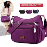 Large Capacity Women Message Bag Nylon Waterproof Crossbody Sling Bag