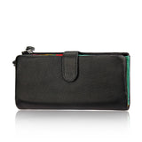 Women's Leather Long Wallet Multi-function Card Bag