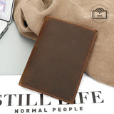 Leather Passport Bag with Multi-function Card Wallet