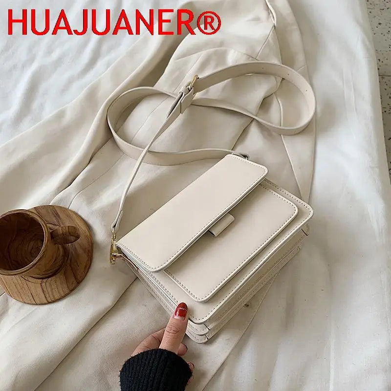 Women's PU Leather Crossbody Bags Summer Handbags Female Shoulder Bags