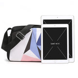 Women's Shoulder Bags Splicing Waterproof Nylon Messenger Bag