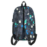 Lightning Backpack USB Anti-theft Women Bagpack Canvas Student Backpack