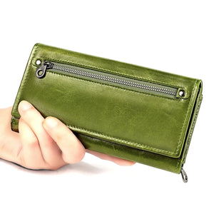 RFID Leather Women's Purse Handbag