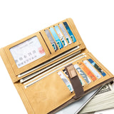 Women's Frosted Zipper Handbag Large Capacity Wallet