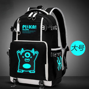 Luminous Children School Bags For Boys Kids Backpack Waterproof