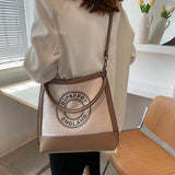 Canvas Shoulder Tote Bag for Women Handbag Purse Crossbody Bucket Handle Bag