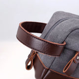Vintage Canvas Small Handbag for Men and Women