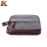 Vintage Canvas Small Handbag for Men and Women