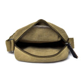 Men's Canvas Crossbody Bag Small Shoulder Travel Bag