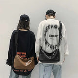 Men's Crossbody Bag Retro Large Capacity Shoulder Bag