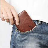 Men's Leather Wallet for Men - Classic Bifold Design
