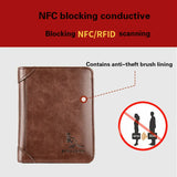 Men's Leather Wallet for Men - Classic Bifold Design