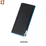 Men's Thin Leather Wallet Long Clutch Soft Money Bag