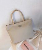 Mini Texture Nylon Waterproof Portable Basket Bag