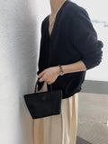 Mini Texture Nylon Waterproof Portable Basket Bag