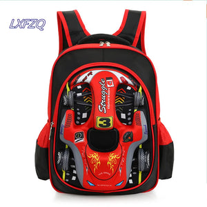 Kids School Bag Car Styling Backpack for Boys and Girls
