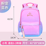 Girls Princess School Backpack Waterproof Orthopedic Kids Schoolbag