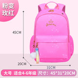 Girls Princess School Backpack Waterproof Orthopedic Kids Schoolbag
