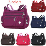 European Women Messenger Bag Lightweight Nylon Waterproof Shoulder Bag