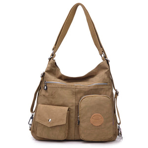 Women Nylon Backpack School Bags For Teenager Casual Female Shoulder Bags