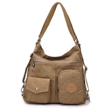 Women Nylon Backpack School Bags For Teenager Casual Female Shoulder Bags