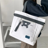 Canvas Shoulder Bag Large Capacity Women Handbag