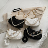 Pleated Soft PU Leather Crossbody Bag for Women 2021