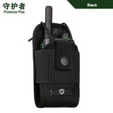 Tactical Walkie-Talkie Bag Molle Waist Belt Camouflage Phone Pouch
