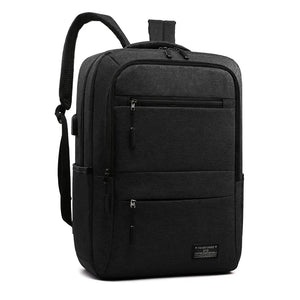 USB Charging Man Bag Casual Bookbag Large Capacity Men Bag Business
