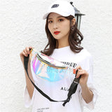 Transparent Waist Bag Laser Femme Chest Bag Hip Hop Pouch